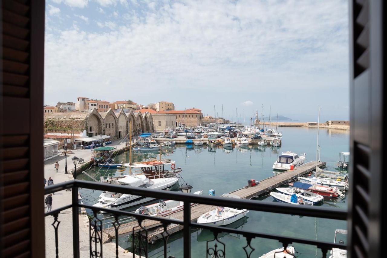 Destino Home Overlooking The Venetian Port Of Chania Chania  Buitenkant foto